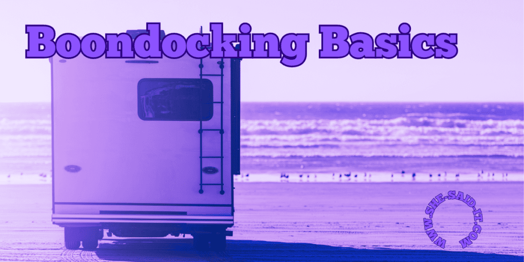 Boondocking Basics